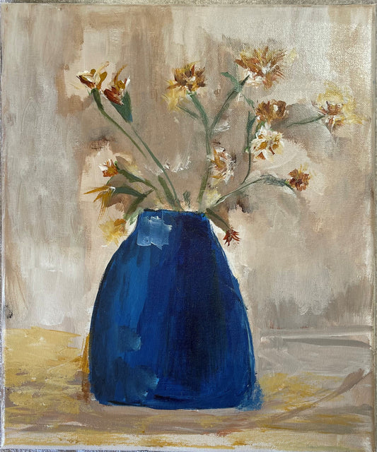 Cerulean Blossoms - Clements Fine Rugs 