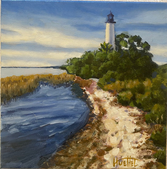 Coastal Lighthouse Rug - Handwoven Nautical Carpet