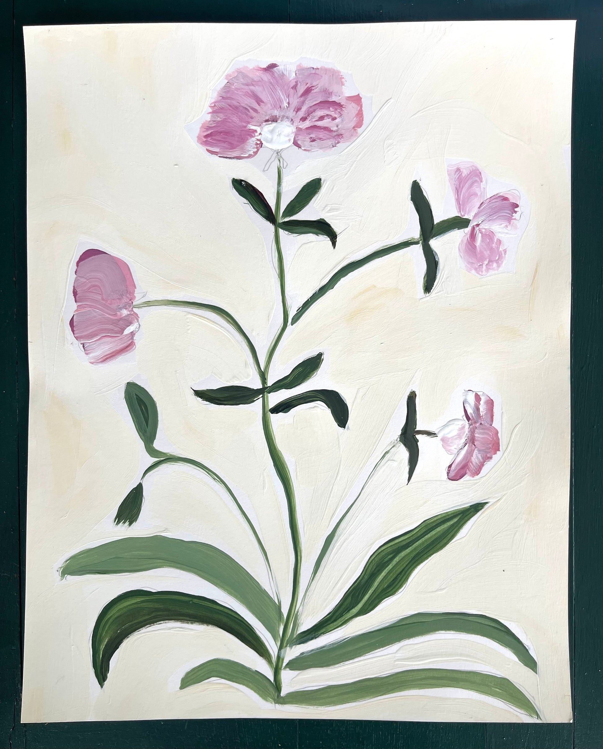 Rose Paper Study II - Clements Fine Rugs 