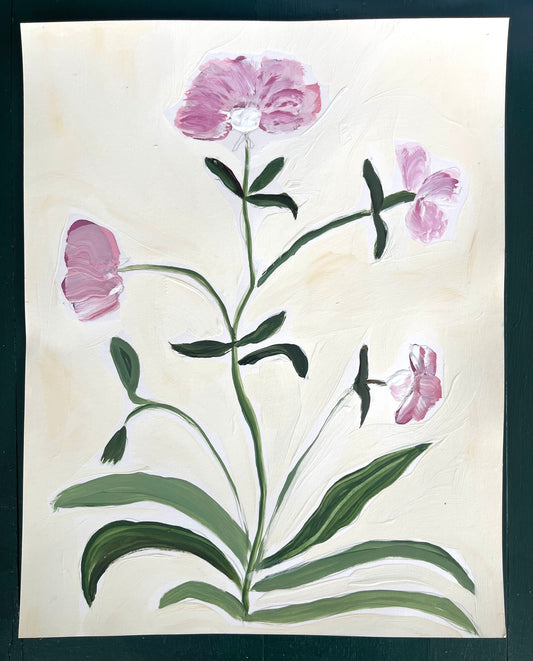Rose Paper Study II - Clements Fine Rugs 