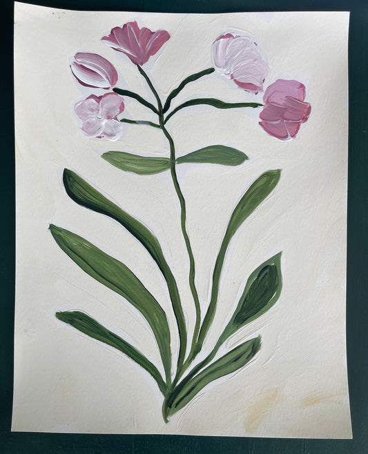 Rose Paper Study I - Clements Fine Rugs 