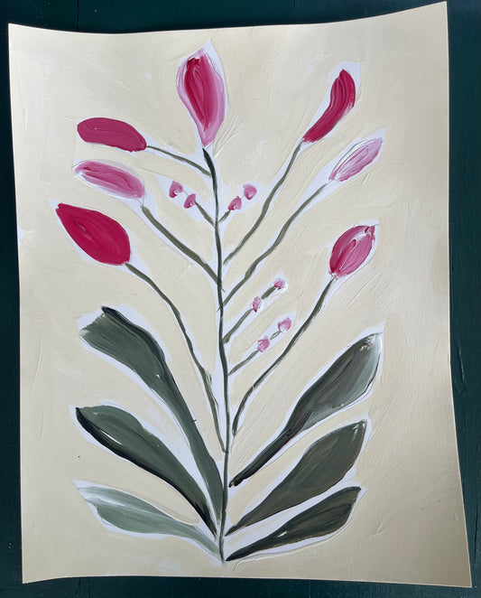 Pink Paper Study II - Clements Fine Rugs 